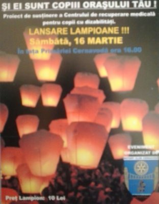 Susţine copiii, cumpără un lampion pentru o speranţă!